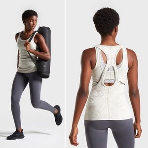 GYMSHARK | NWT Fleur Texture Vest Tank Top Khaki